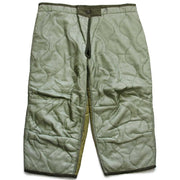 Forro US 3/4 verde para pantalones, acolchado, procedente de excedentes del Ejército de EE. UU.