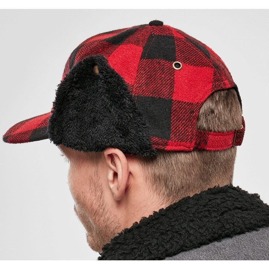 Gorro de invierno Lumberjack rojo y negro, referencia 7010-41