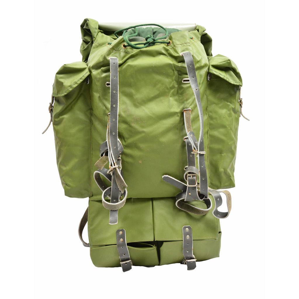 Mochila FINSKÝ verde 100 L con armazón de carga