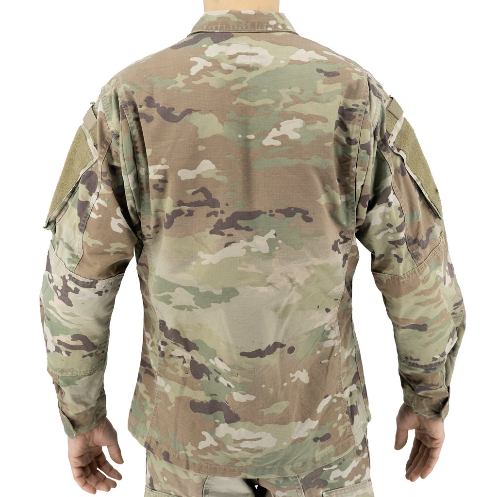 Blusa US ACU OCP Scorpion W2 original usada, patrón OCP en servicio en las fuerzas armadas de EE. UU.