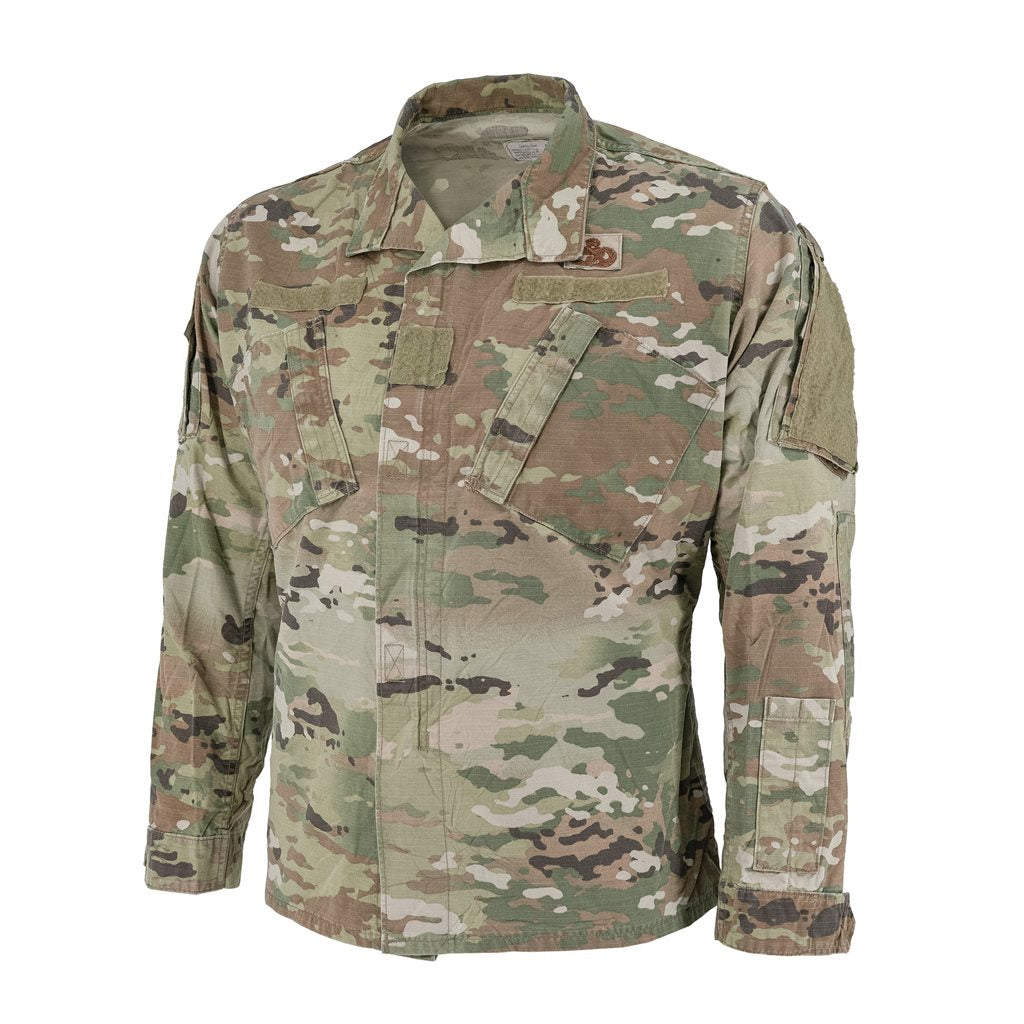 Blusa US ACU OCP Scorpion W2 original usada, patrón OCP en servicio en las fuerzas armadas de EE. UU.