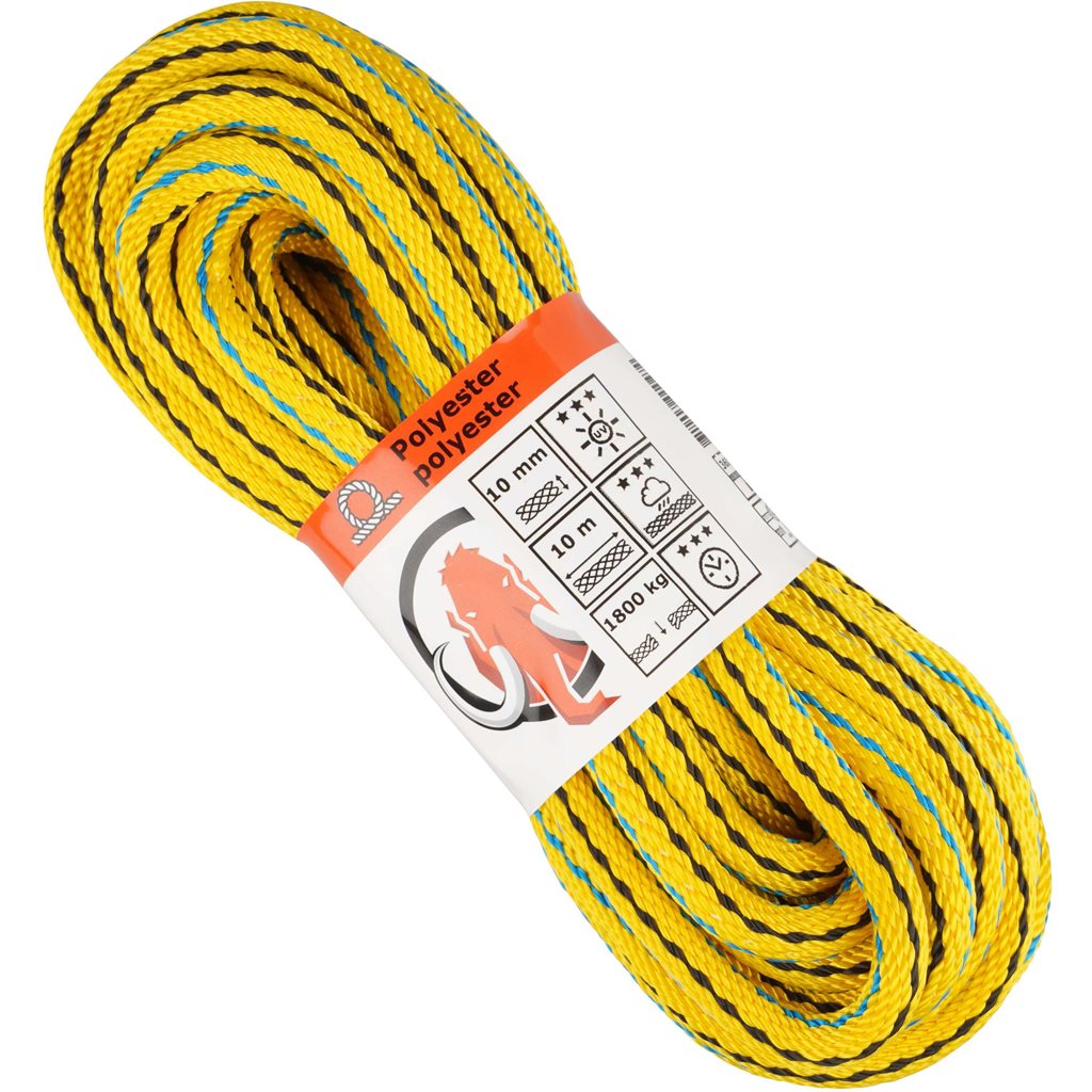 Cuerda Paraloc ø 10 mm, 10 m, 1800 kg, amarillo-azul-negro