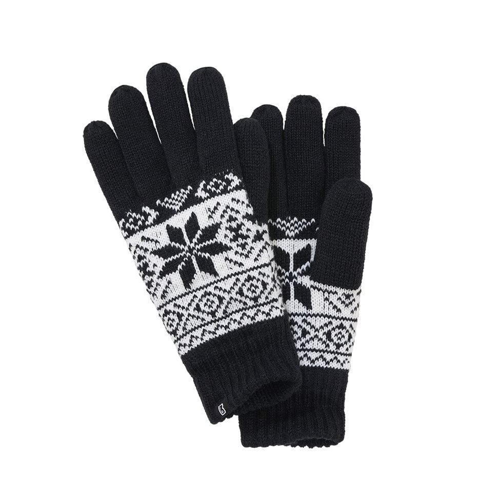 Guantes SNOW tejidos negros con forro 3M Thinsulate