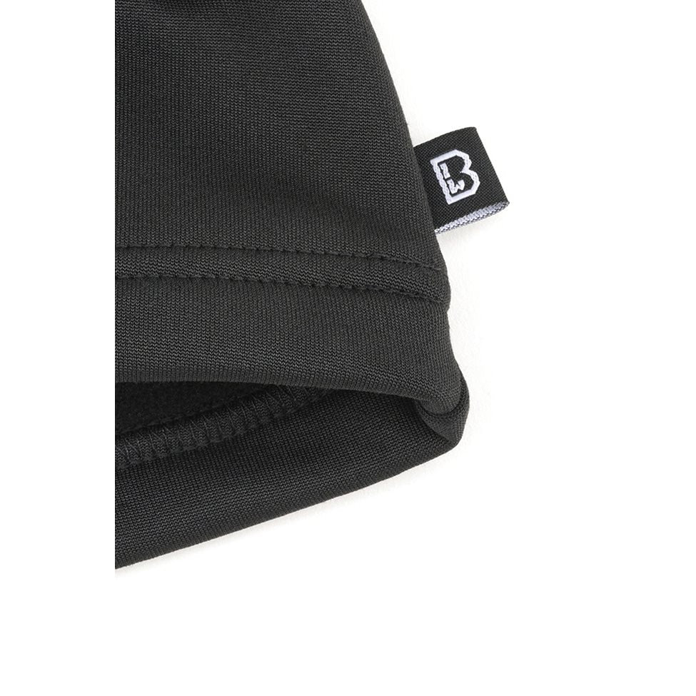 Gorro Ice Fleece verde de poliéster con logo Brandit