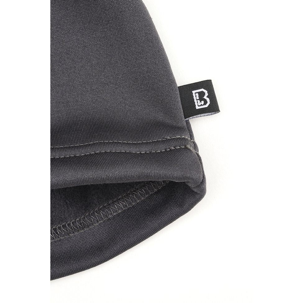 Gorro Ice Fleece verde de poliéster con logo Brandit