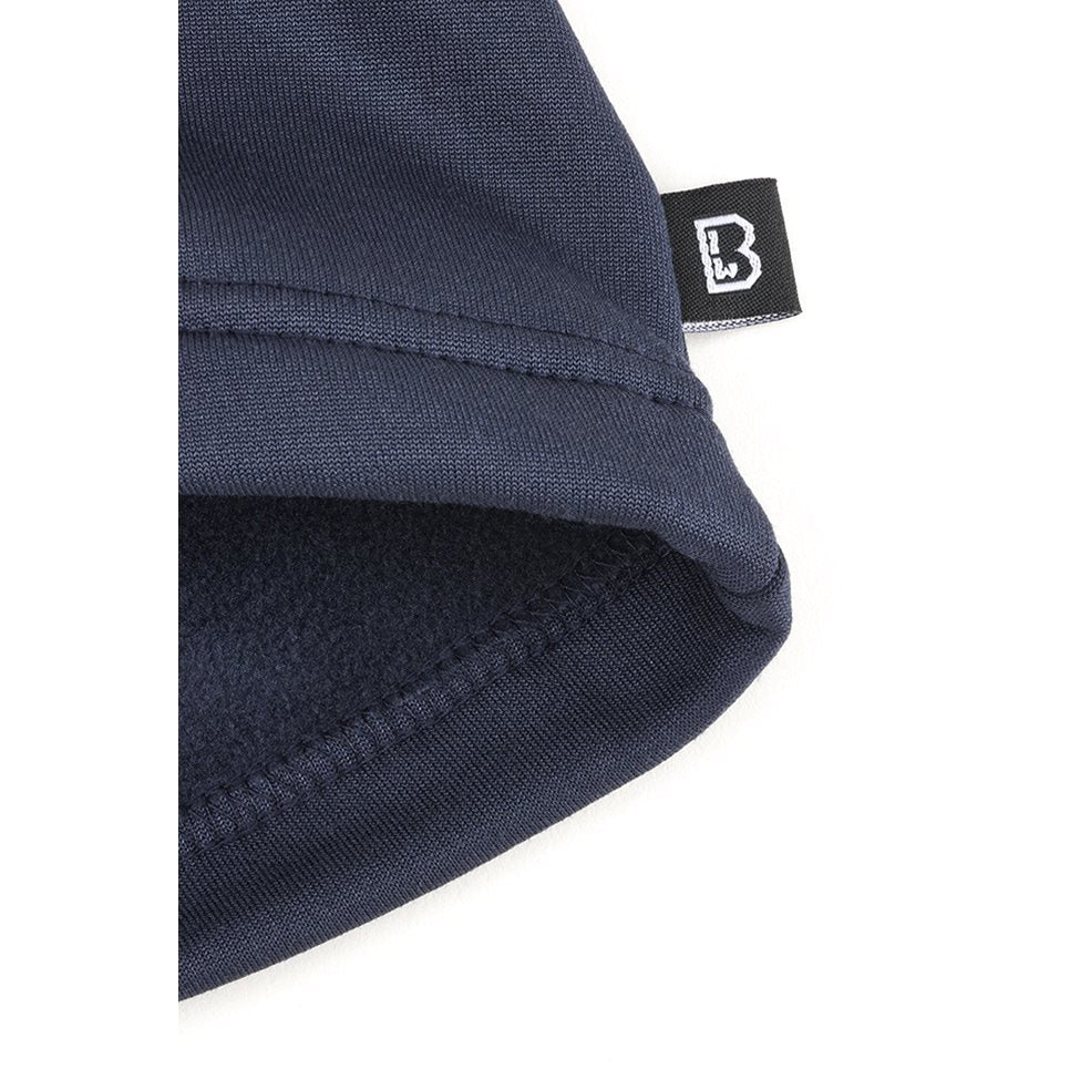 Gorro Ice Fleece verde de poliéster con logo Brandit