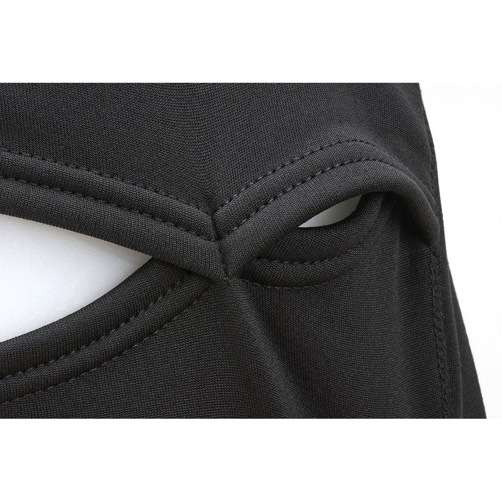 Pasamontañas Balaclava STORM verde de poliéster elástico con forro polar