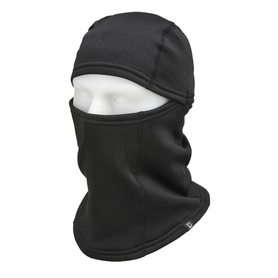 Balaclava STORM verde de poliéster elástico con forro polar interior, multifuncional