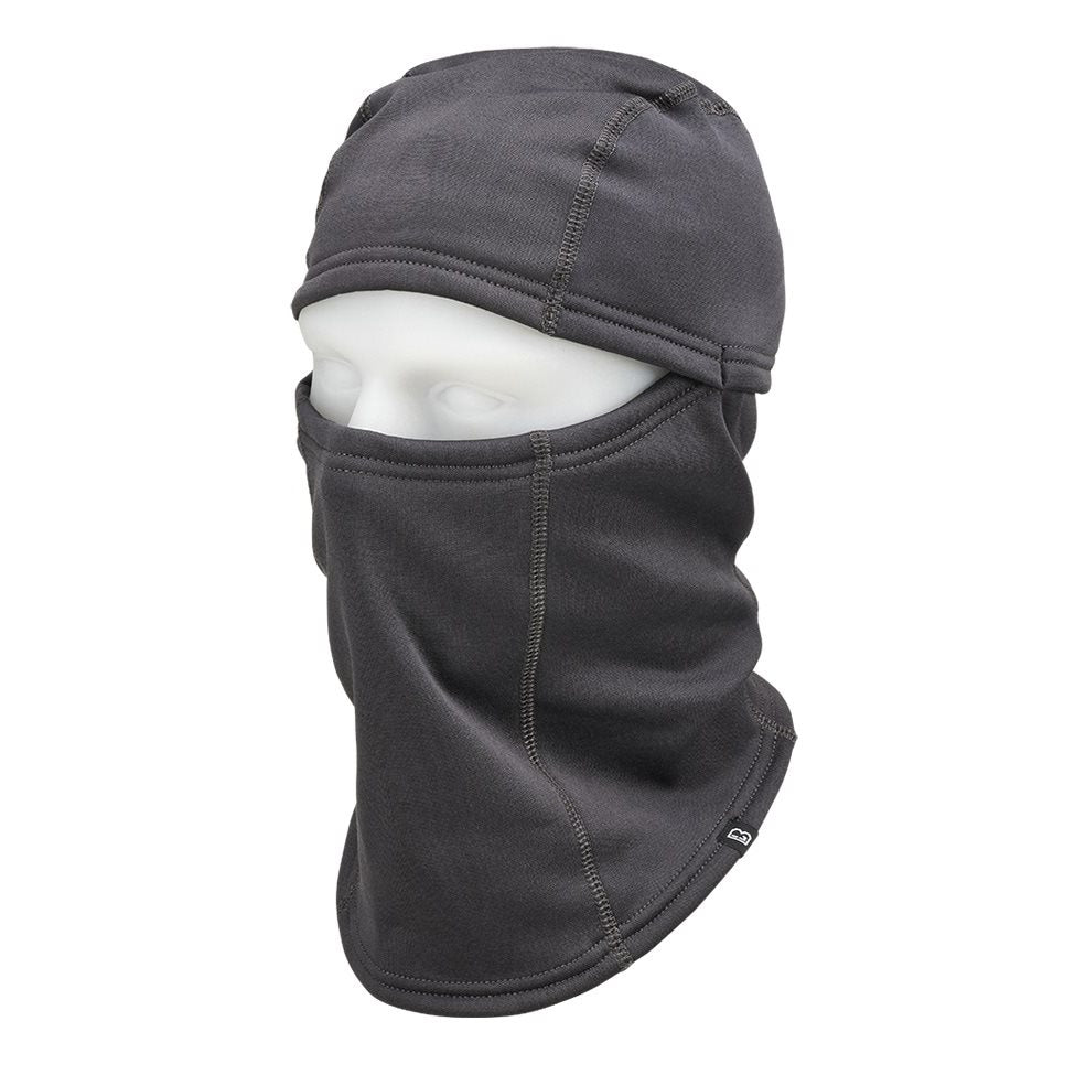 Balaclava STORM verde de poliéster elástico con forro polar interior, multifuncional