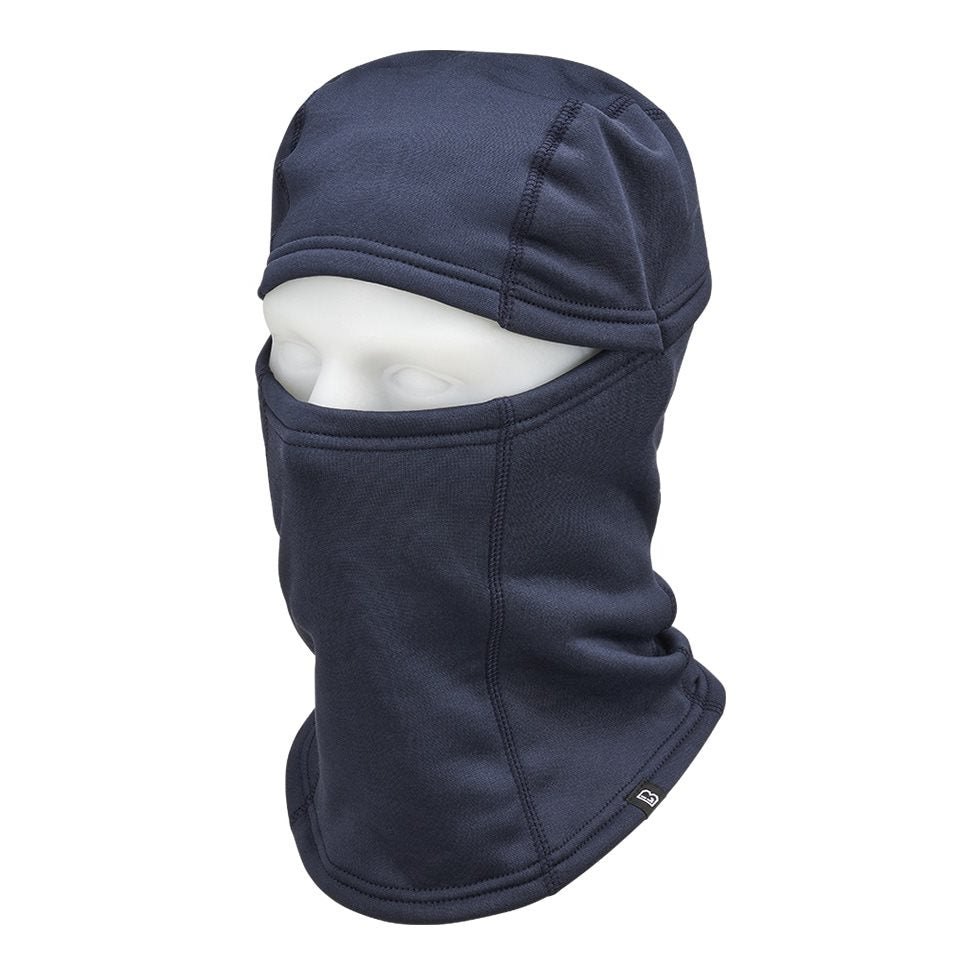 Balaclava STORM verde de poliéster elástico con forro polar interior, multifuncional