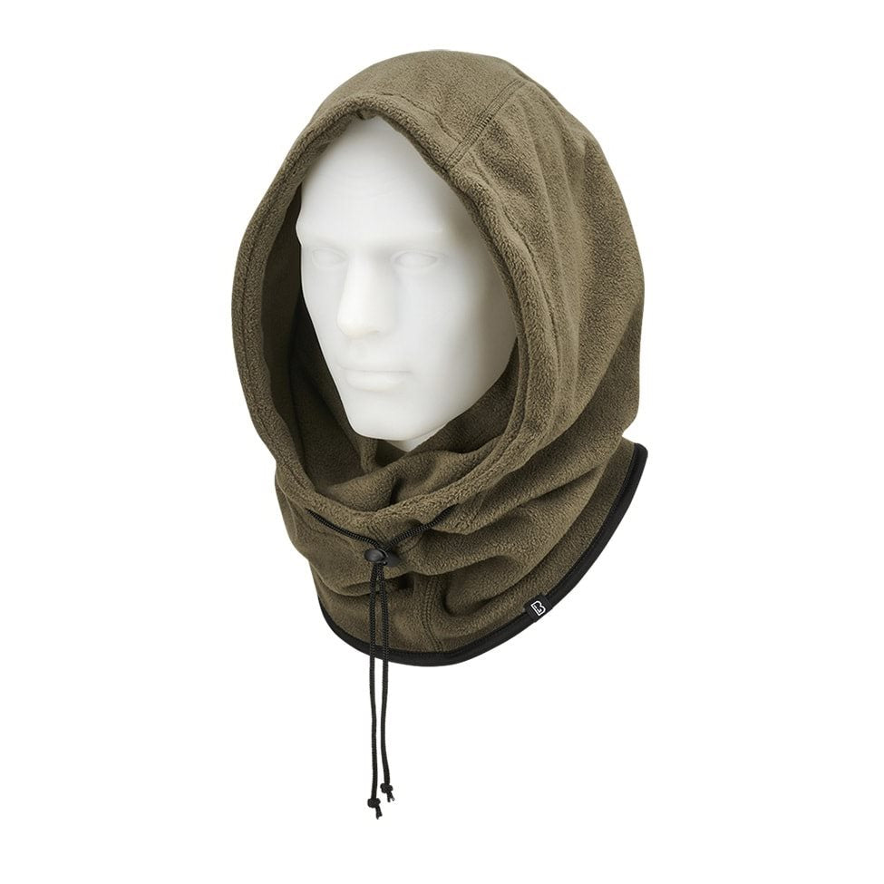Kukla balaclava Arctica verde, gorro multifuncional de fleece 100% poliéster