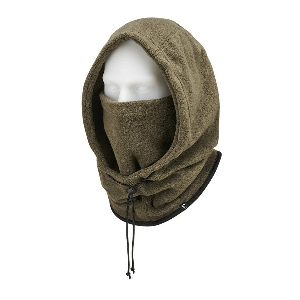 Kukla balaclava Arctica verde, gorro multifuncional de fleece 100% poliéster