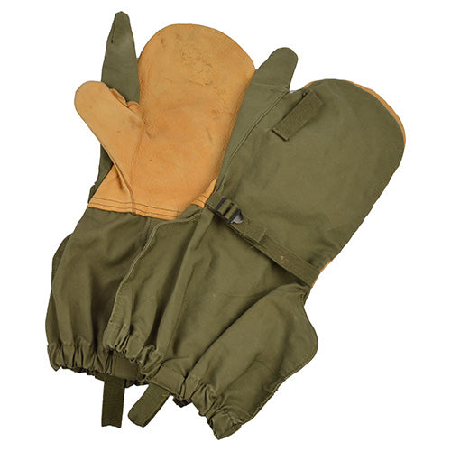 Guantes US 1951 camuflaje verdes usados, referencia 70302584G