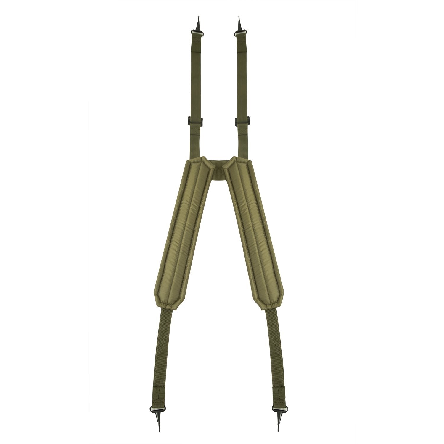 Tirantes LC-1 tipo H para sistema ALICE en verde, material 100% poliéster