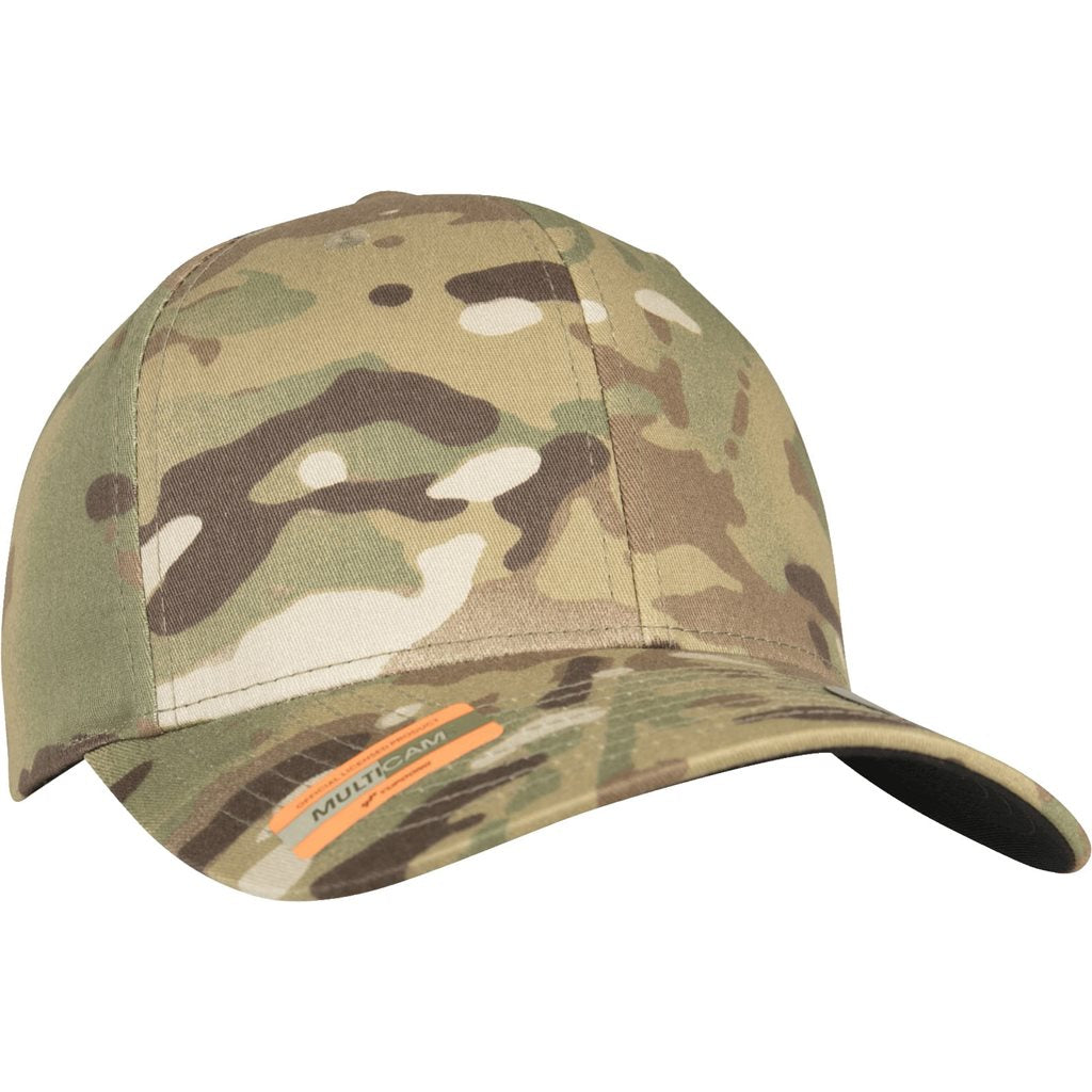 Gorra FLEXFIT de algodón y elastano con costuras triples y orificios de ventilación en la parte superior