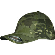 Gorra FLEXFIT MULTICAM TROPIC en algodón y elastano, con visera y orificios de ventilación en la parte superior