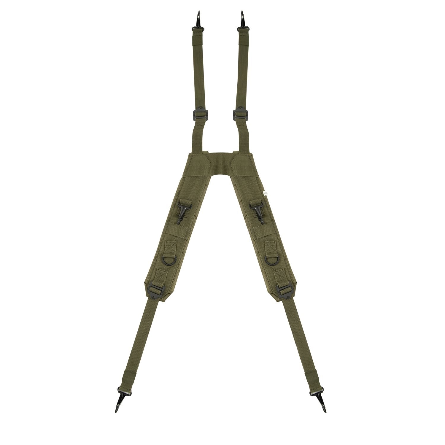 Tirantes LC-1 tipo H para sistema ALICE en verde, material 100% poliéster