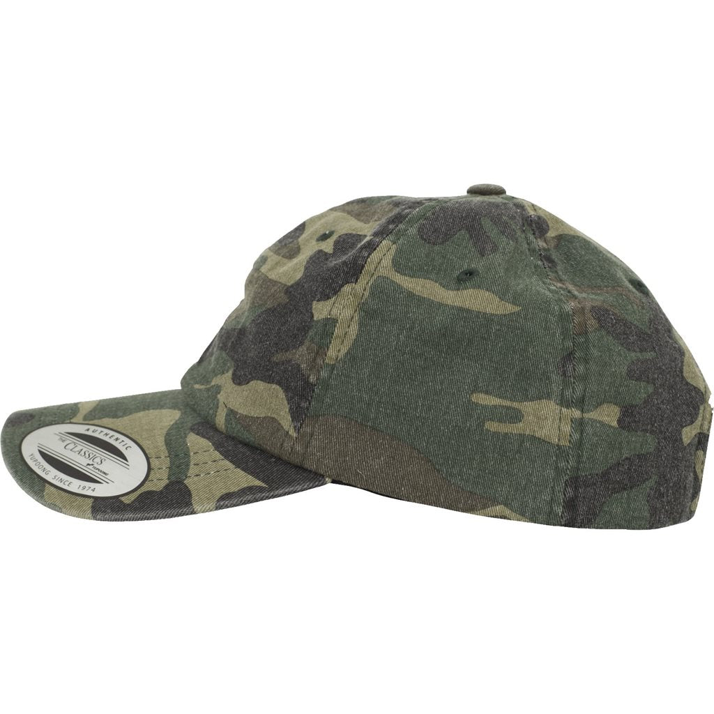 Gorra perfil bajo Woodland con acabado lavado