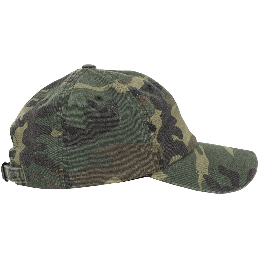Gorra perfil bajo Woodland con acabado lavado