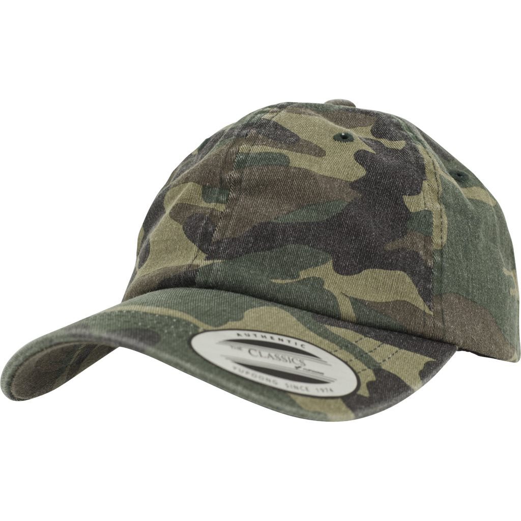 Gorra perfil bajo Woodland con acabado lavado