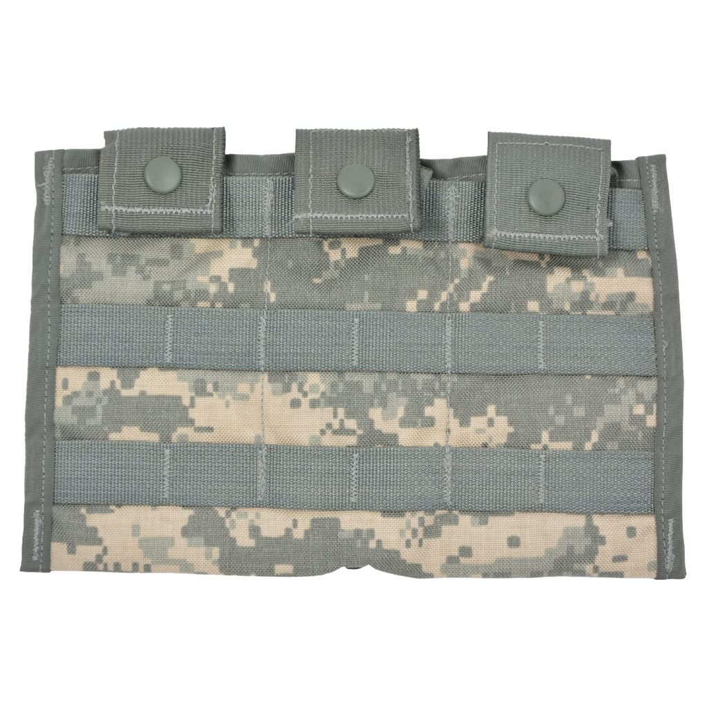 Funda MOLLE II para 3 cargadores M4 patrón ACU Digital, usada, procedente de excedentes US Army