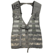 Chaleco táctico EE UU MOLLE II FLC ACU DIGITAL con cremallera, talla ajustable
