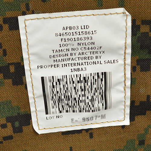 Tapa superior para mochila ILBE II generación, original usada