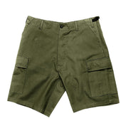 Pantalones cortos BDU rip-stop ZEENÉ con 6 bolsillos, ajuste de cintura y cierre de botones