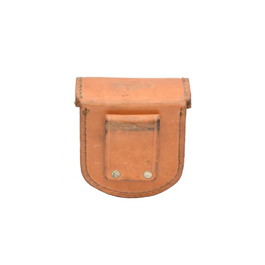 Funda de brújula US M19 de cuero original usada