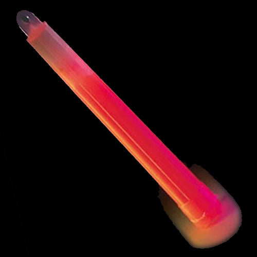 Luz química 15 cm roja, bastón luminoso