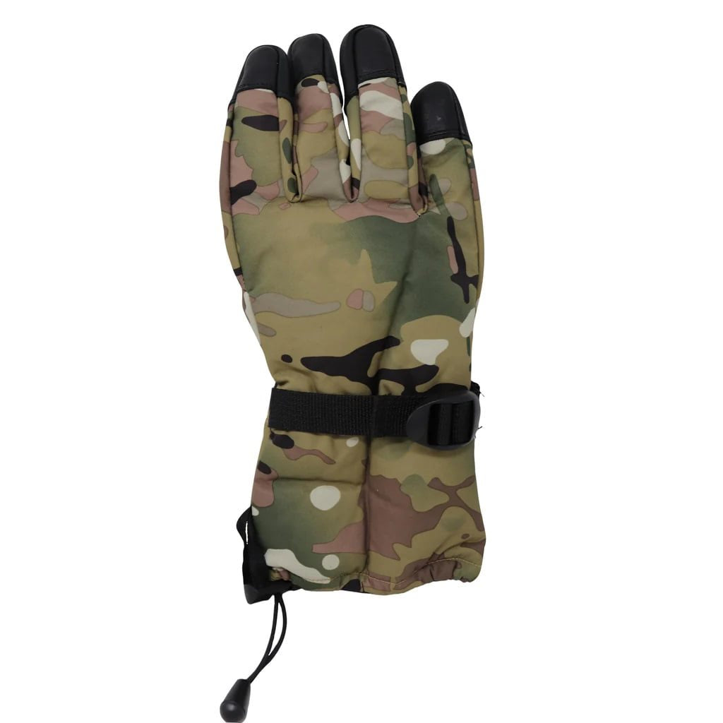 Guantes COD WEATHER acolchados con exterior de nylon y palma de cuero