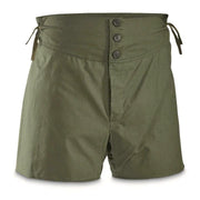 Boxers Skivvies verdes de algodón, origen británico