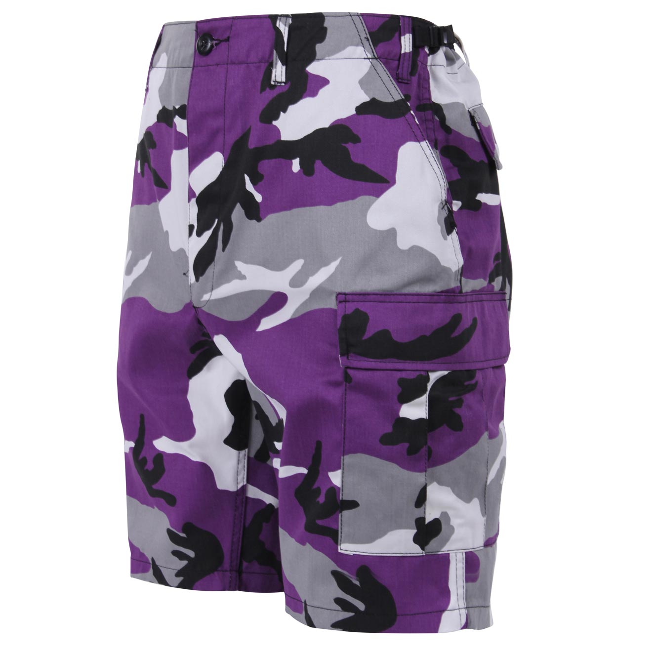 Kraťasy BDU VIOET CAMO - pantalones cortos estilo BDU, camuflaje y diseño resistente