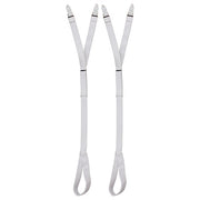 Tirantes STIRRUP blancos (pack de 2) para sujetar la camisa y evitar que salga del pantalón