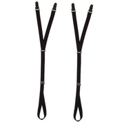 Tirantes STIRRUP negros para camisa, pack de 2