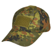 Gorra OPERATOR rip-stop con paneles VELCRO en camuflaje FLECKTARN