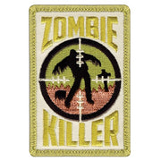 Parche ZOMBIE KILLER 5 x 7,5 cm con velcro