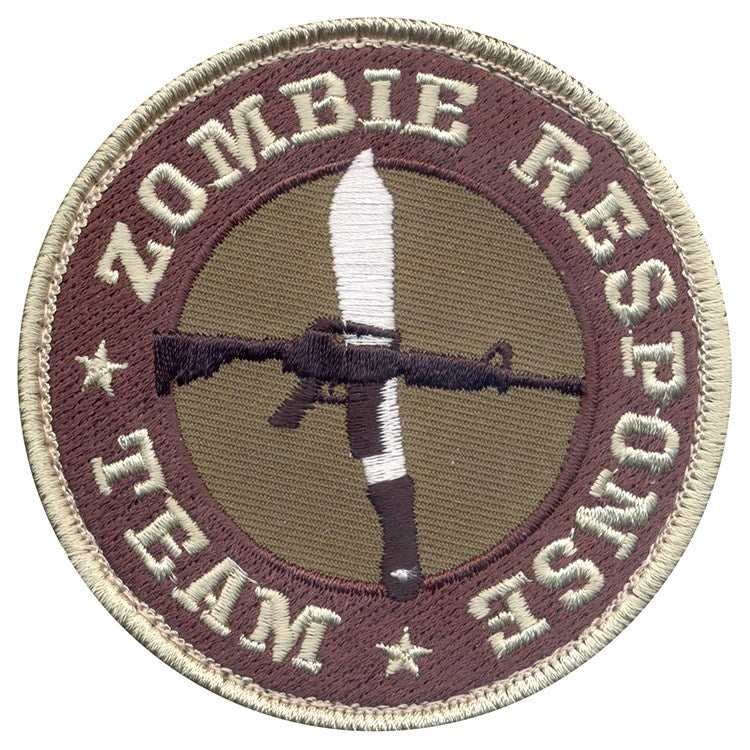 Parche velcro 'ZOMBIE RESPONSE TEAM' 8 cm