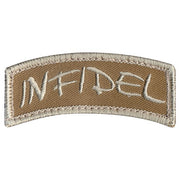 Parche velcro INFIDEL color desert 3 x 7,5 cm