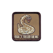 Parche de velcro 'DON'T TREAD ON ME' 6 x 6 cm