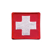 Parche bandera Suiza 5 x 5 cm con velcro