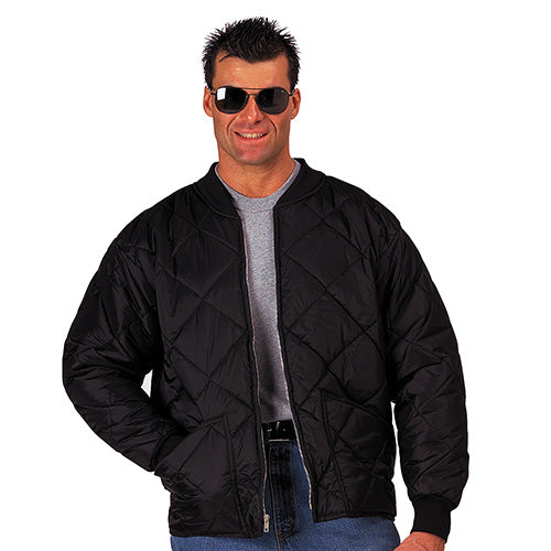 Chaqueta acolchada DIAMOND FLIGHT negra impermeable y con aislamiento
