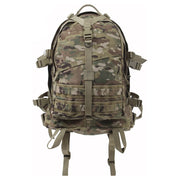 Mochila TRANSPORT grande Rothco, vista frontal, compatible con sistema MOLLE y forro impermeable