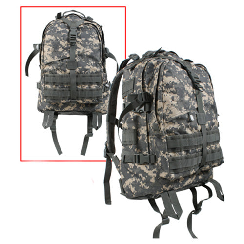 Mochila TRANSPORT grande MARPAT DIGITAL DESERT de Rothco, compatible con MOLLE y bolsas de hidratación