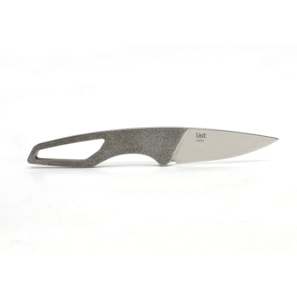 Cuchillo LIST con acero N690 y funda kydex, diseño compacto y elegante