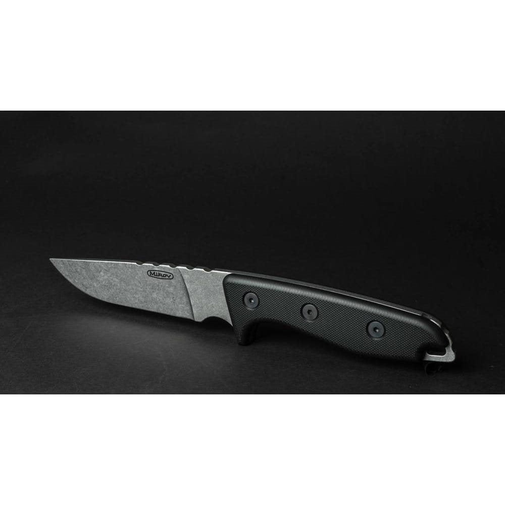Cuchillo PATRON MIKOV hoja fija negra - robusto y resistente