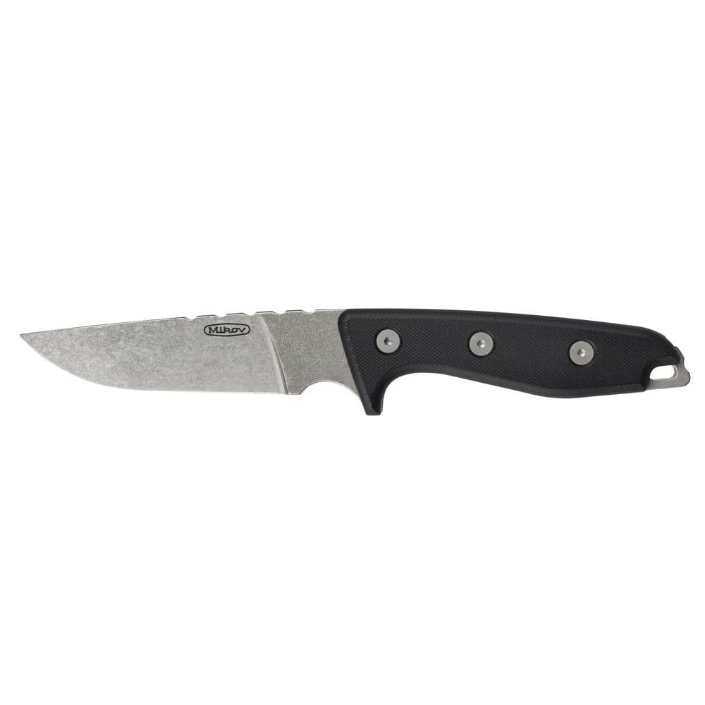 Cuchillo PATRON MIKOV hoja fija negra - robusto y resistente