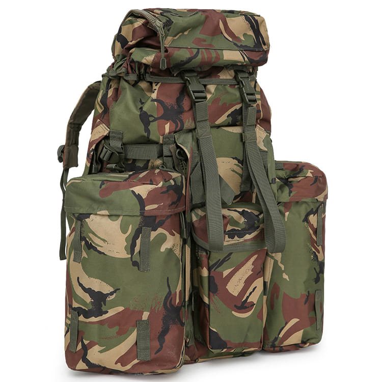 Mochila británica P.L.C.E BERGAN 120 L con bolsillos desmontables
