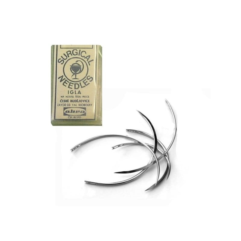 Aguja de sutura quirúrgica 3B1 0,5x18 paquete 10 uds