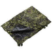 Lona basha/tarp 280x190 cm rip-stop M84, interior negro absorbente de luz
